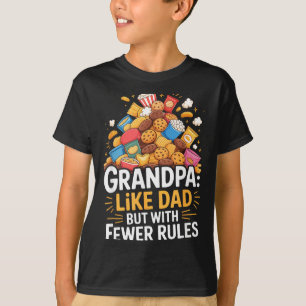 Fewer Rules Funny Grandpa  T-Shirt