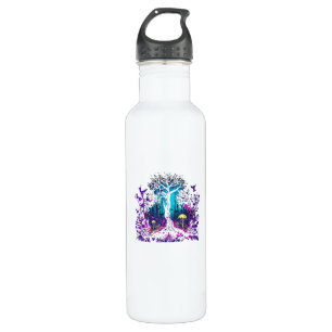 Fey Gothic Emo Goblincore Aesthetic  Forest Graphi 710 Ml Water Bottle