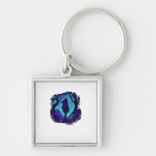 Fey Gothic Emo Goblincore Aesthetic  Forest Graphi Key Ring