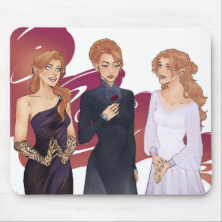 Feyre, In this and Elain Archeron Mouse Pad