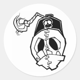 fez classic round sticker