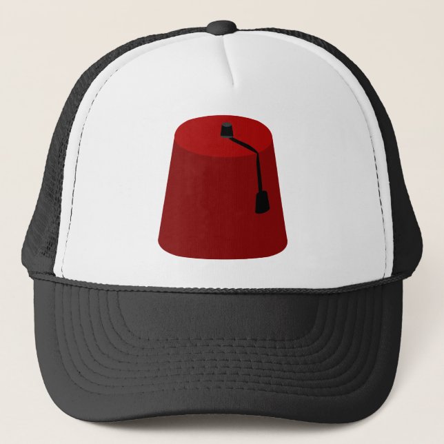 Fez-Hat Trucker Hat (Front)