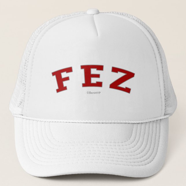 Fez Trucker Hat (Front)