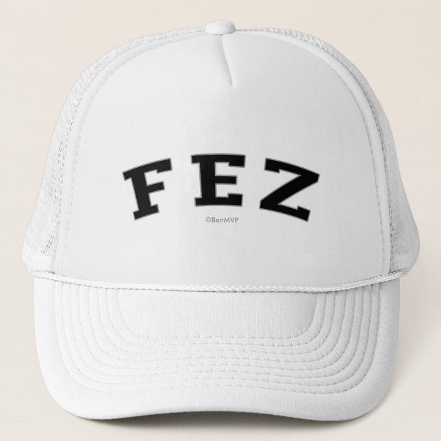 Fez Trucker Hat (Front)