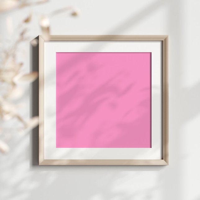 FF99CC Pink Poster (Blank pink poster ready for her monogram text.)