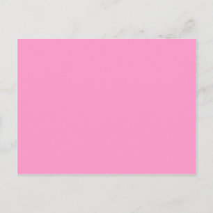 FF99CC Solid Medium Pink Colour Template Postcard