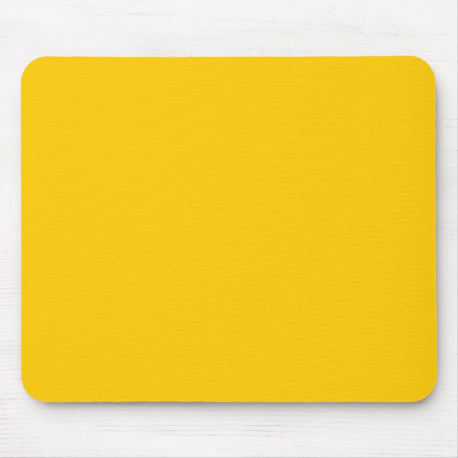 FFCC00 Gold Mouse Pad (Front)