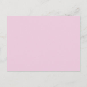 FFCCFF Pale Lilac Pink Lavender Solid Colour Postcard