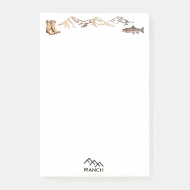 FFF Ranch  Post-it Notes (Front)