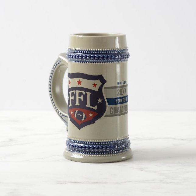 FFL Champion Beer Stein (Front Left)