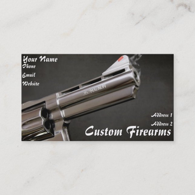 FFL dealer business card (Front)