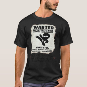 Fftkd Camp Nunchi 2022 Wanted Ultimate Ninja T-Shirt