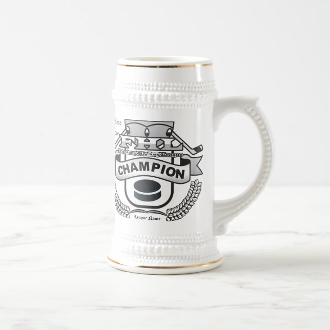 FHL Champion Trophy Beer Stein (Right)