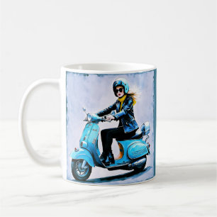 “Fiamma” “Corsa Elegante” – Elegant Ride Coffee Mug