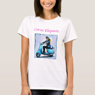 “Fiamma” “Corsa Elegante” – Elegant Ride T-Shirt