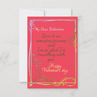 Fiance Card