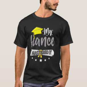 Fiance master's degree graduation gifts T-Shirt