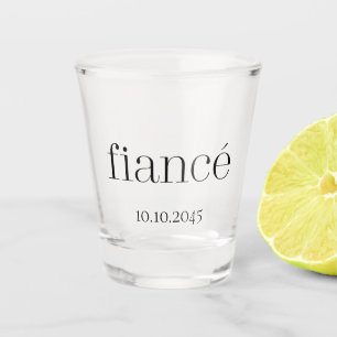 Fiancé Wedding Engagement Shot Glass