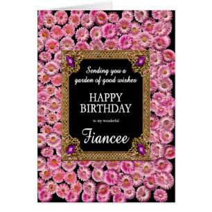 Fiancee Birthday Pink Daisies