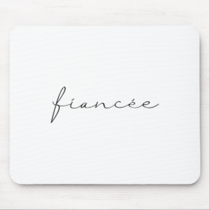 Fiancee Bride Bridal Groom Bachelorette Party Top Mouse Pad