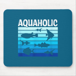 Fiank Funny Fishkeeper Quote Fish Keeper Aquarium Mouse Pad
