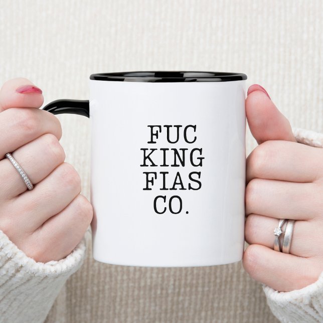 Fiasco Funny & Sarcastic Minimalistic Bold  Mug (Creator Uploaded)