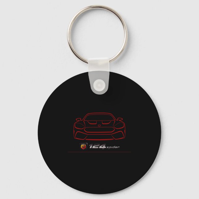 Fiat 124 Abarth Sder70 T Shirt  Key Ring (Front)