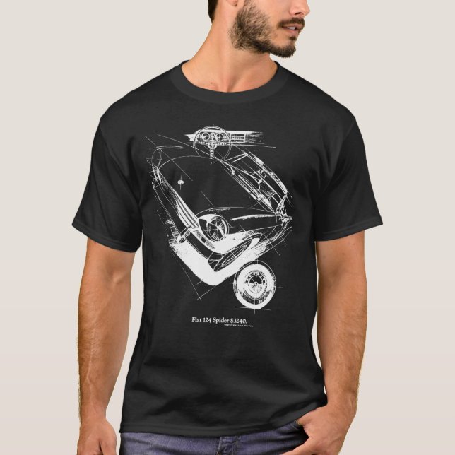 FIAT 124 SPIDER633 T-Shirt (Front)