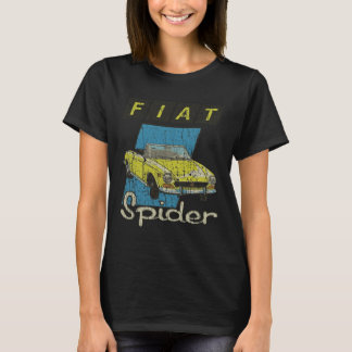 Fiat 124 Sport Spider Yellow 1975 T-Shirt