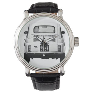 Fiat 500 Cinquecento in Rome, Italy, watch