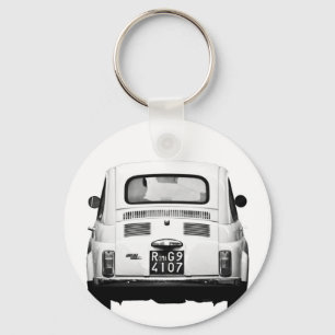 Fiat 500 in Rome, Italy. Key Ring