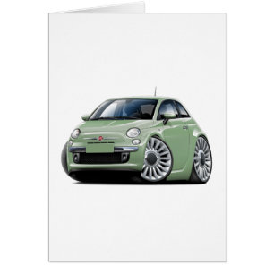 Fiat 500 Lt Green Car