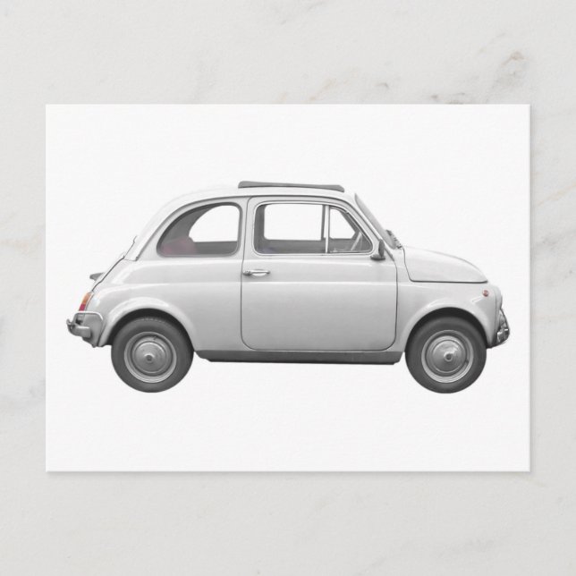 Fiat 500 postcard (Front)
