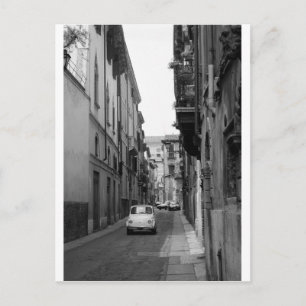 Fiat Cinquecento in Verona Postcard