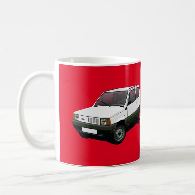 Fiat Panda 30 / 45 red Coffee Mug (Left)