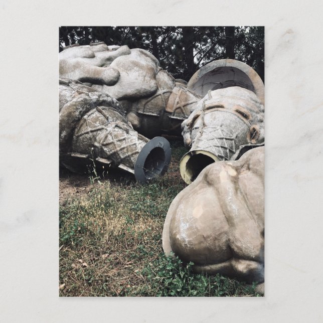 fiberglass graveyard ice cream cones postcard (Front)