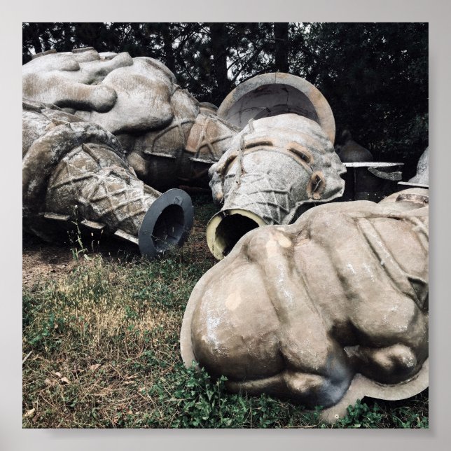 fiberglass graveyard ice cream cones poster (Front)