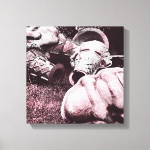 fiberglass summer ice cream cones canvas print