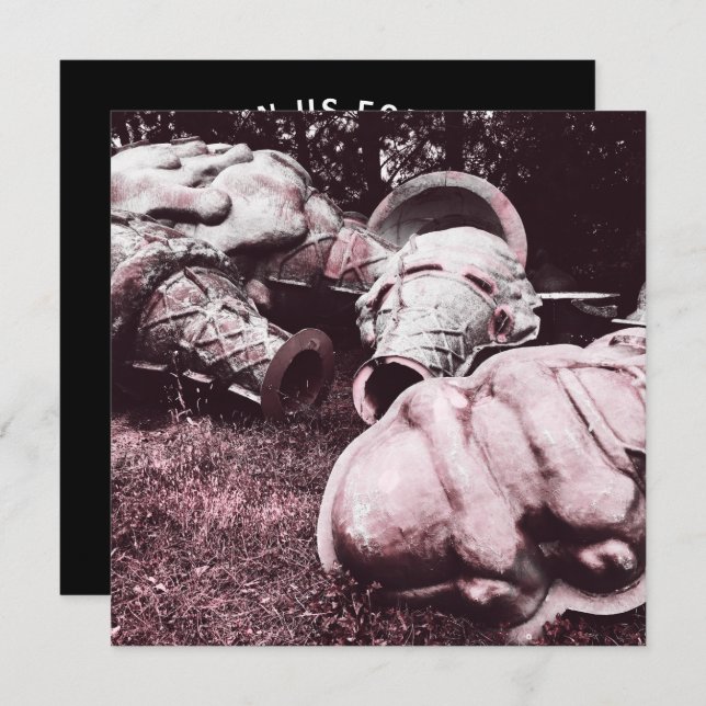 fiberglass summer ice cream cones invitation (Front/Back)