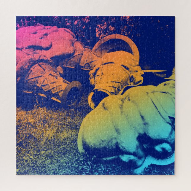 fiberglass summer ice cream cones jigsaw puzzle (Vertical)