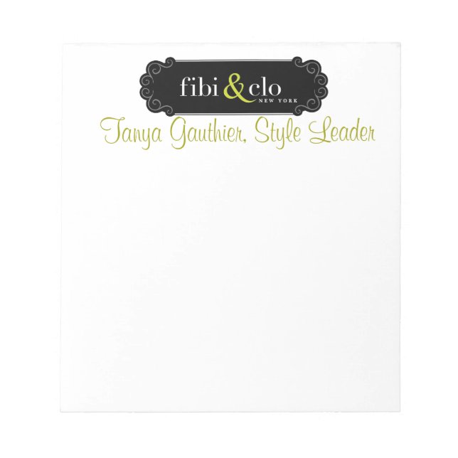 Fibi and Clo Notepad (Front)