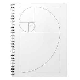 Fibonacci_Blocks Spiral Notebook