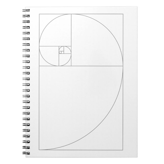 Fibonacci_Blocks Spiral Notebook (Front)