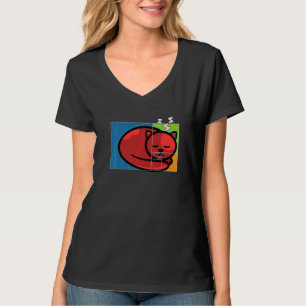 Fibonacci Cat or Golden Ratio and Spiral or Fibona T-Shirt
