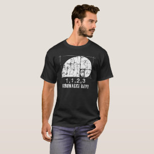 Fibonacci Day, 1,1,2,3, November, 23, Distressed T-Shirt