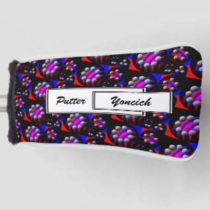 Fibonacci 'Fish Black' by Kenneth Yoncich Golf Head Cover