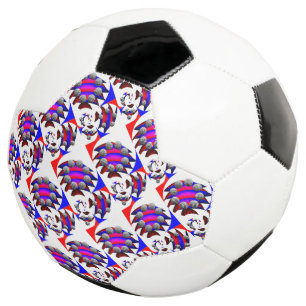 Fibonacci 'Fish Chequered' by Kenneth Yoncich Soccer Ball