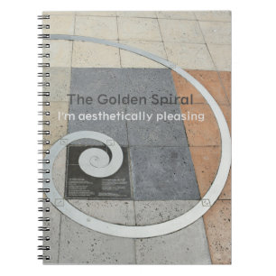 Fibonacci Golden Spiral Notebook