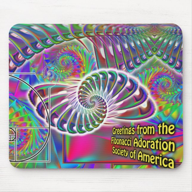 Fibonacci Mousepad (Front)
