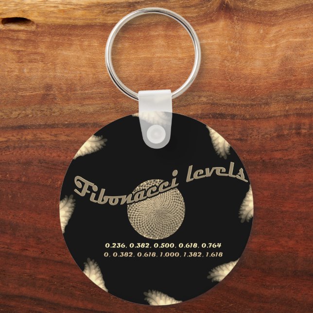 Fibonacci numbers for trader key ring (Front)